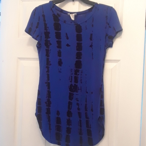 Women's top Blue and Black Size S - Picture 1 of 3